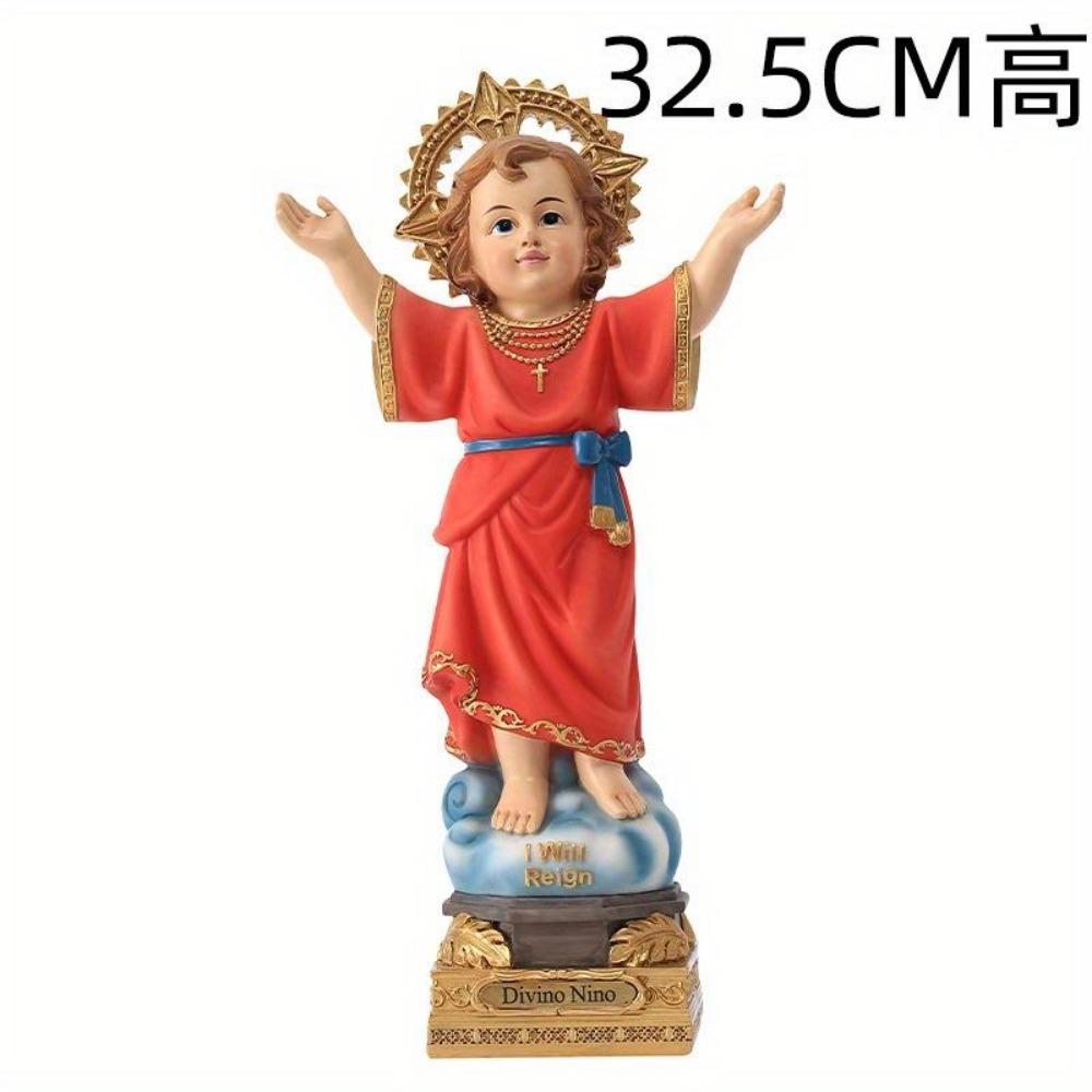 

32,5 см статуя из смолы Divino Nino Иисус статуэтка религиозное украшение 8 футов смола Божественный ребенок младенец Иисус статуэтка скульптура 1PCS