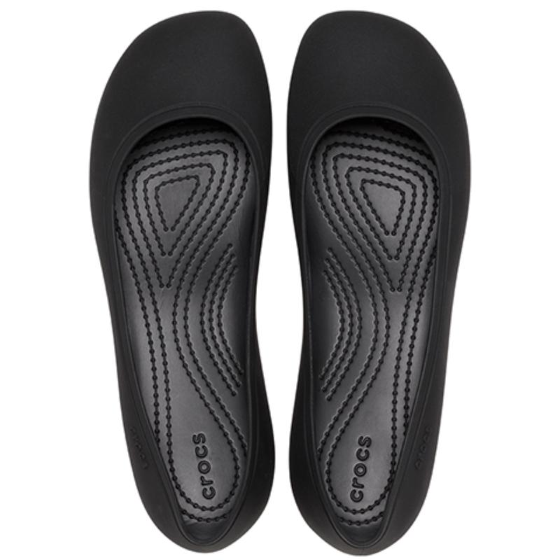 Crocs Brooklyn PU Flat Women's Casual Shoes Women's Black