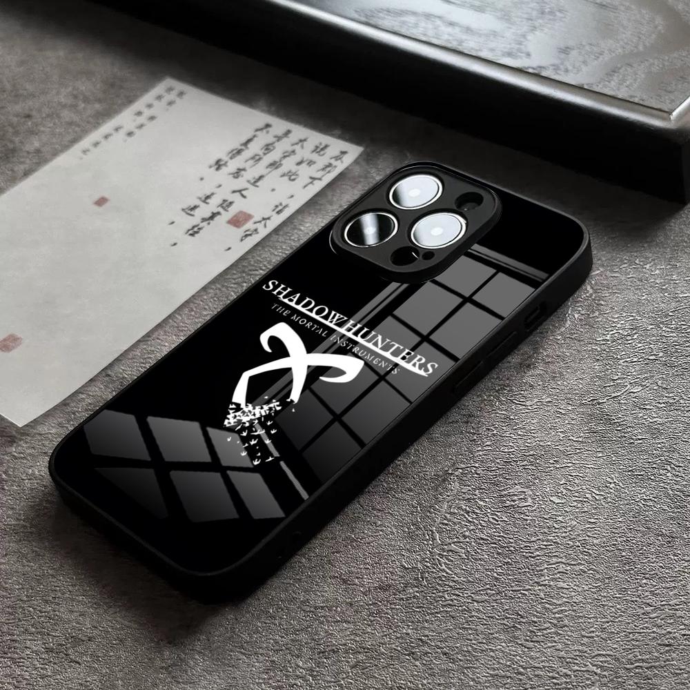 

Shadowhunters Phone Case For IPhone 15 Pro Max 14 Plus 17 Pro Max 12 11 13 X XR XS 16 Plus Air SE Glass Cover iPhone16ProMax