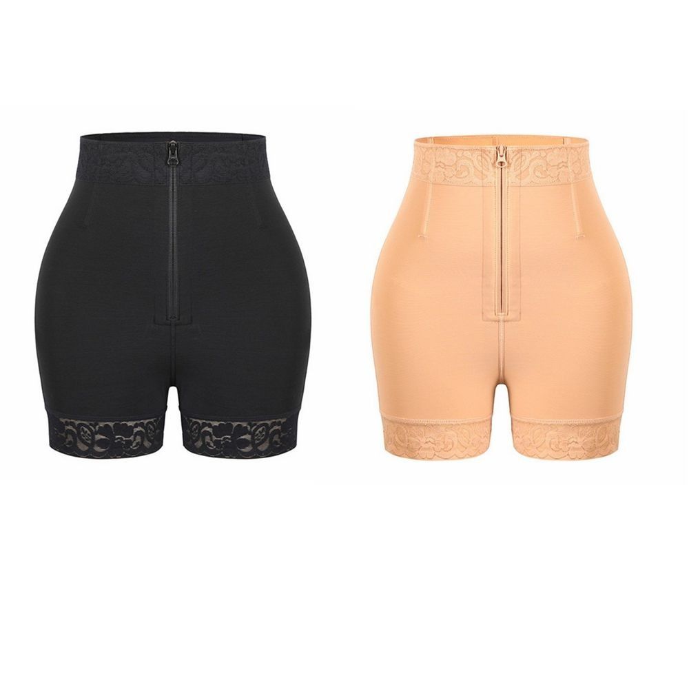 High Waist Tummy Control Underwear Butt Lifter Compression Shorts Simple Slimming Shapewear  Women