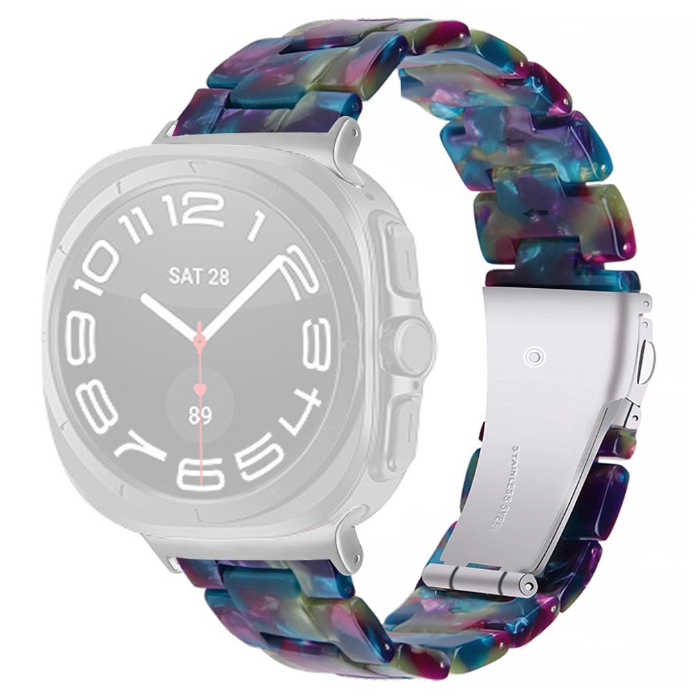 

Acrylic Resin Band for Samsung Galaxy Watch8 44mm/40mm/Watch8 Classic 46mm Adjustable Wrist Strap J
