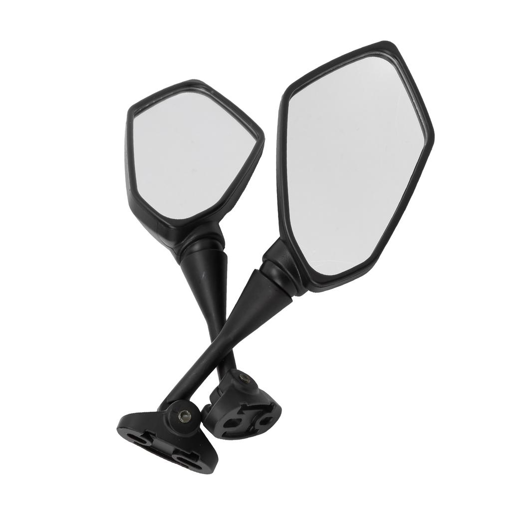 Pair Motorcycle Rearview Mirrors Black Visibility Replacement for Honda CBR F4 Racing