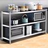 Heavy-Duty 3-Tier Stainless Steel Storage Rack