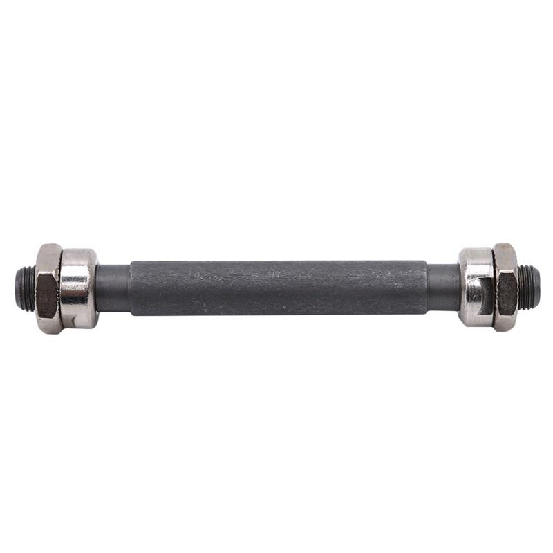 Black Bike Wheel Axle Front Rear Spindle Hub Solid Hollow Vintage MA Black Bike Wheel Axle Front Rear Spindle Hub Solid Hollow Vintage MA