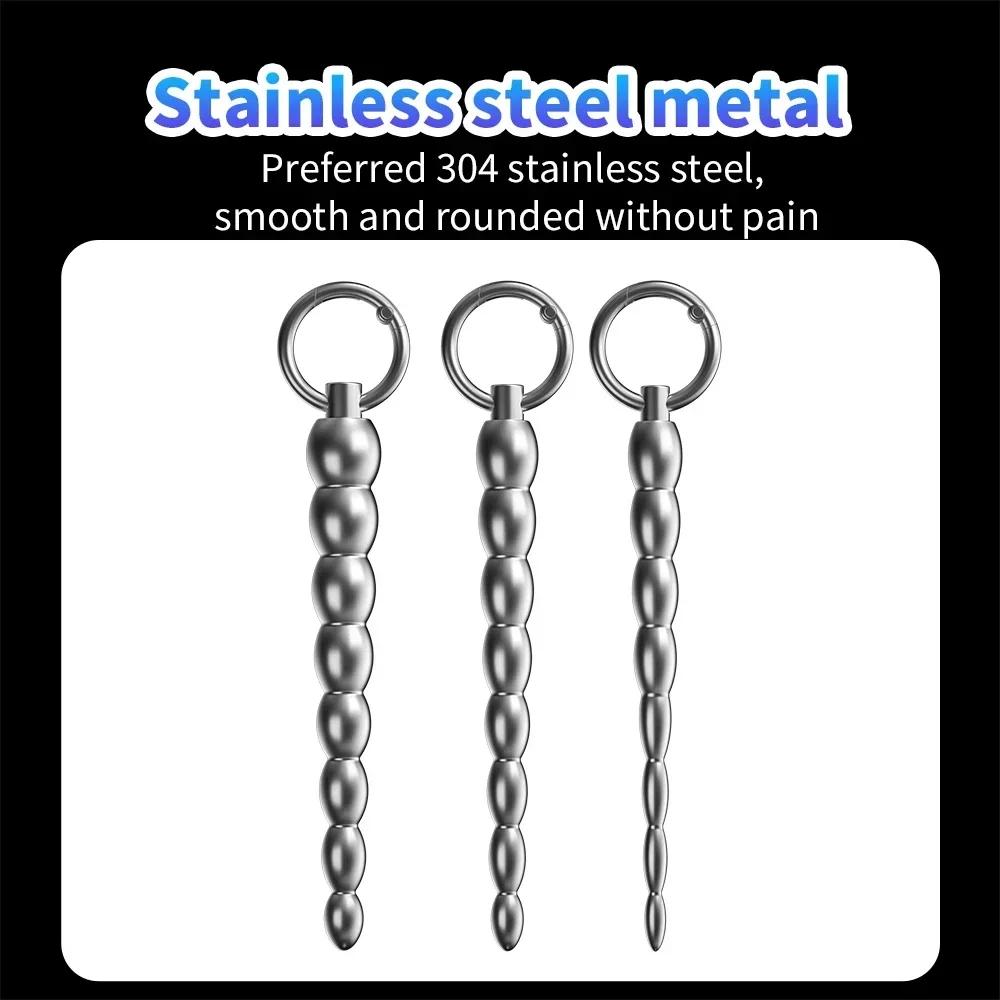 Metall Penis Plug Harnröhrenkatheter Sound Dilatator für Männer Prostata Stimulation Harnröhren Spielzeug