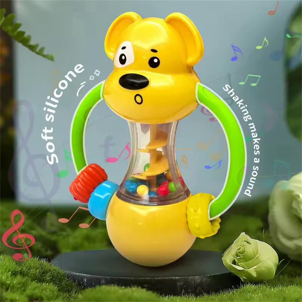 Baby Rattles Toys 0 12 Months Sensory Grasp Toys Hand Bell Activity Cute Animal Rattles For Infants Gifts