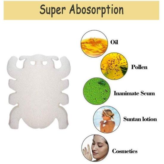 16Pcs Oil-absorbing Sponges Highly Absorption Compact Size Extra Soft Creative Shape Filter Cleaning Sponges Hot Tub Pool Cleaning Tool Pool Supplies