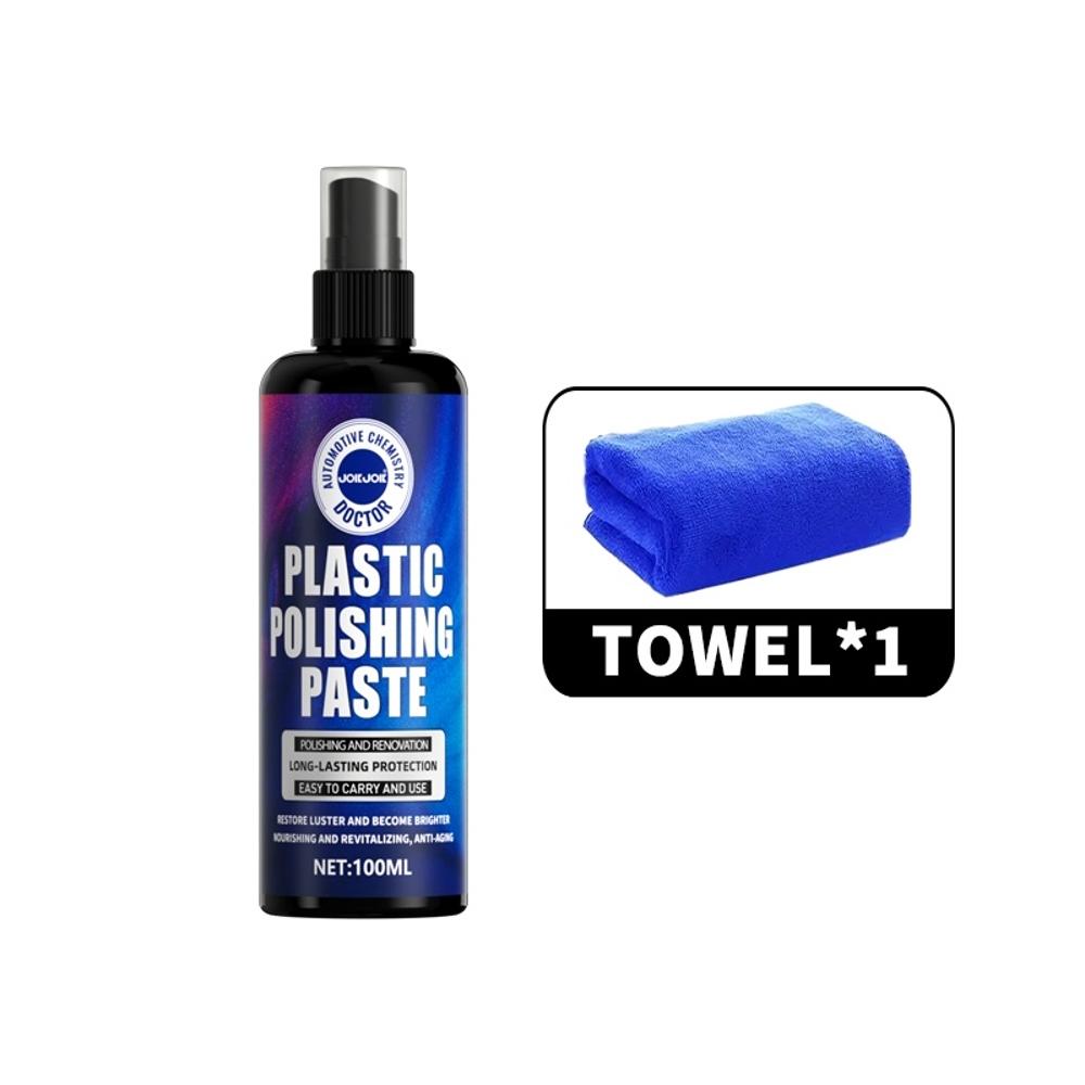 100 мл Автомобильный Пластик Восстановить Черный Блеск Восстановитель Пластика Автомобильная Полировка и Ремонт Покрытие Освежитель Восстановить Блеск Lo
