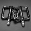 Sealed Bearing Bicycle Ultralight Pedal Anti-Slip Bicycle Wide Platform Pedals Waterproof Folding Bike Pedals for Outdoor Riding