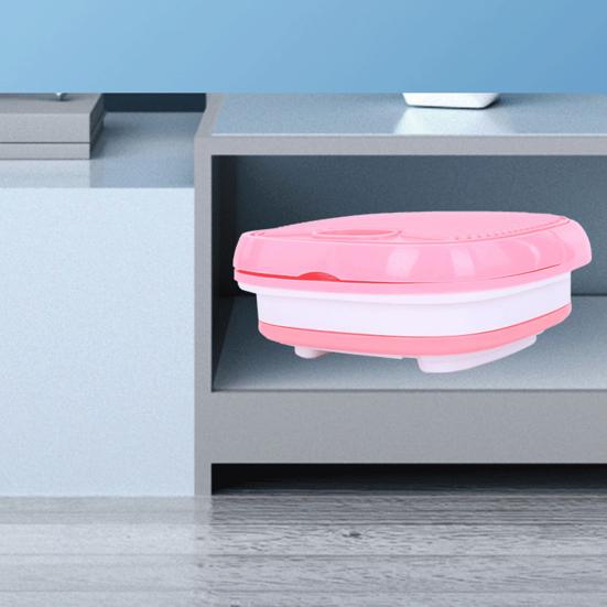 1 set mașină de spălat rufe Pliabil cu protecție oprită Accesoriu de călătorie portabil pentru spălat jucărie de plus pentru copii