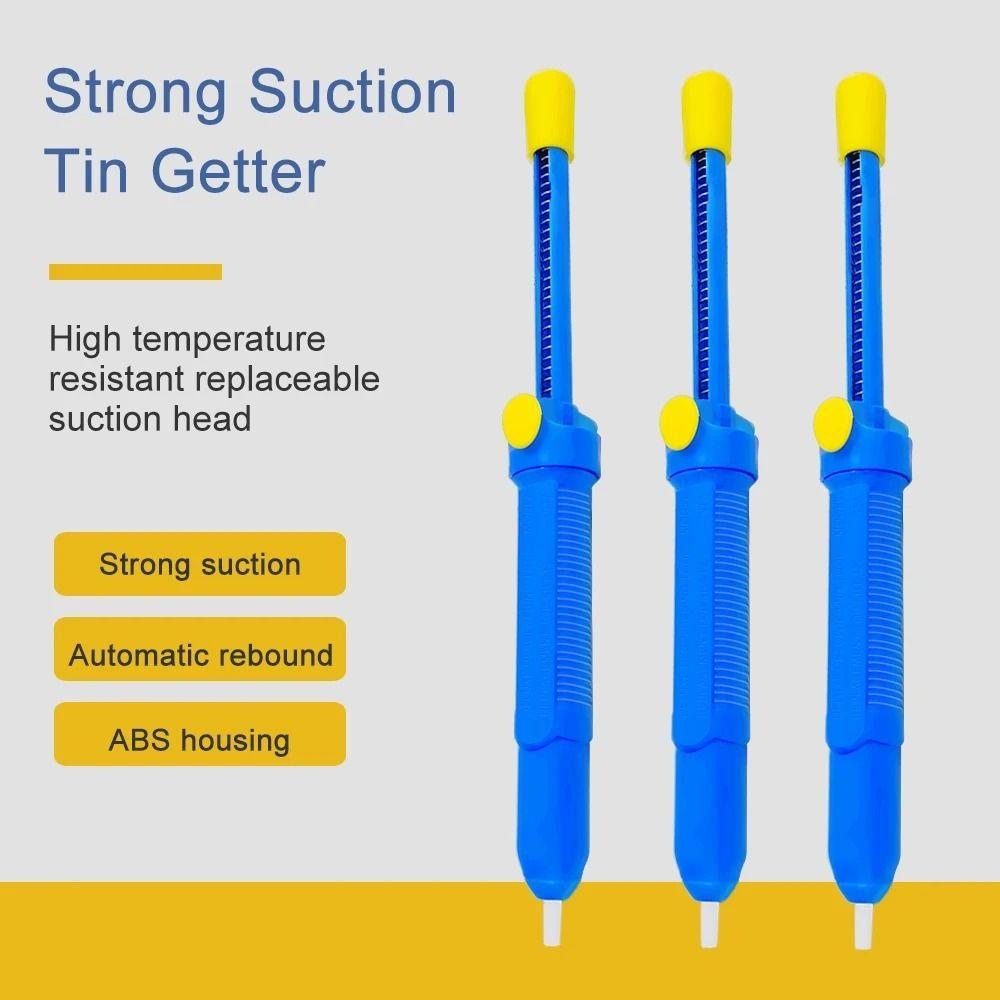 2Pcs Ergonomic Solder Sucker Strong Suction Power Manual Solder Extractor  Electric Solder Iron
