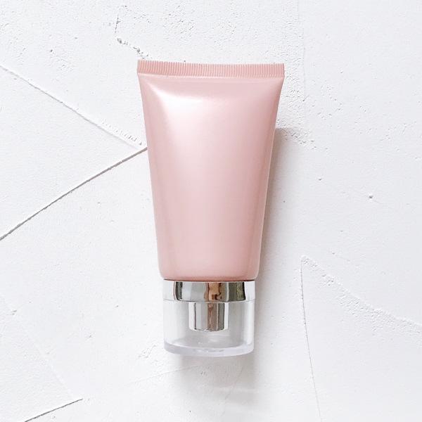 Pearlescent Pink 60ml PE Soft Tube for Facial Cleanser & Makeup Remover Gel