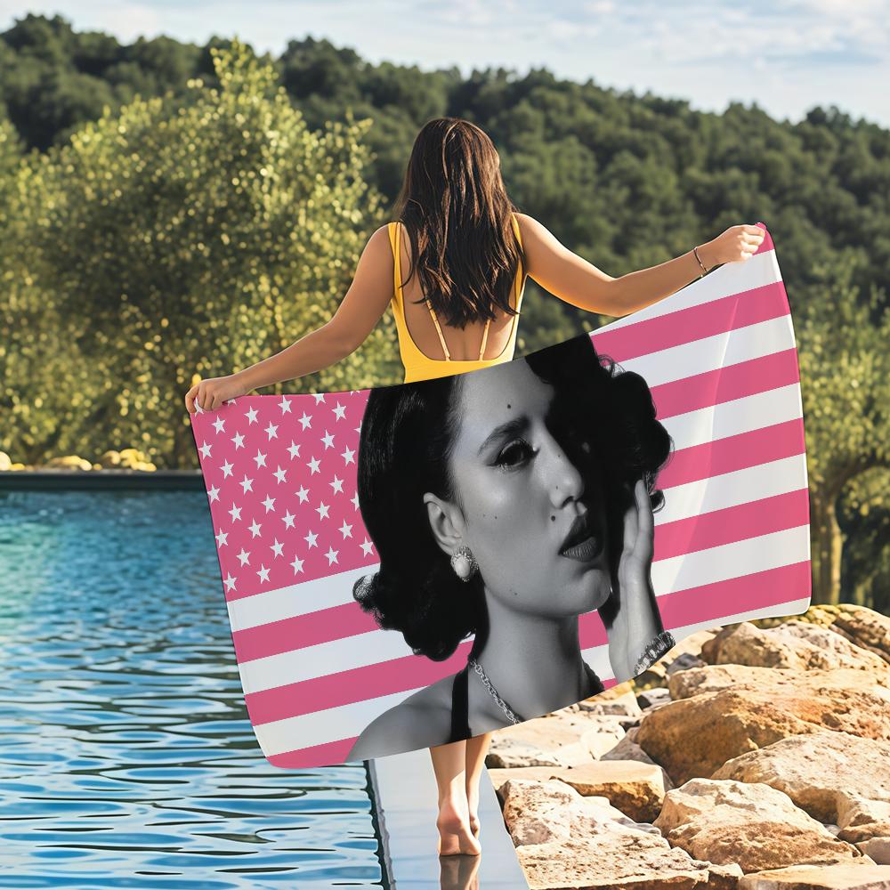 Singer Raye This Music May Contain Hope Towel Quick Drying Beach Towels Are Suitable For Swimming Pools Camping Yoga And The Gym