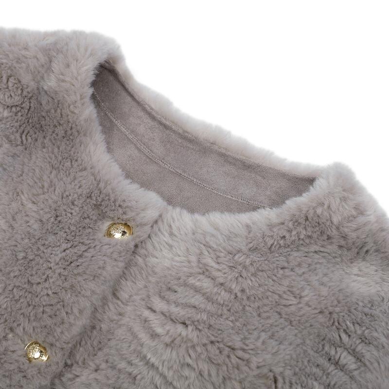 Bailuyu Faux Fur Plush Short Coat