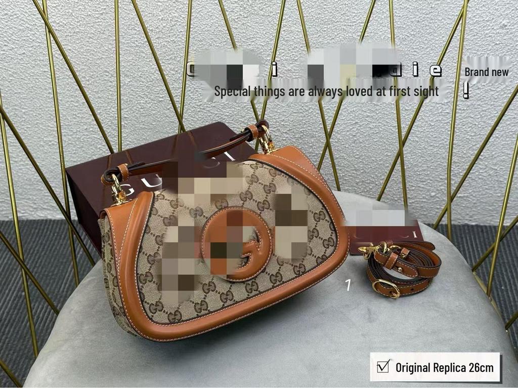 Modische G-Familie Damen-Schulterhandtasche aus Rindsleder - Trendiger Zhu Zhu Stil