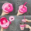 Cute Hello Kitty Stainless Steel Straw Cup For Girls Cartoon Design Portable And High-quality