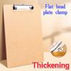 A4 A5 Wooden Clipboard Folder Paper Ticket Menu Bills Note Document File Clip WordPad Office School Writing Board Clamp Holder
