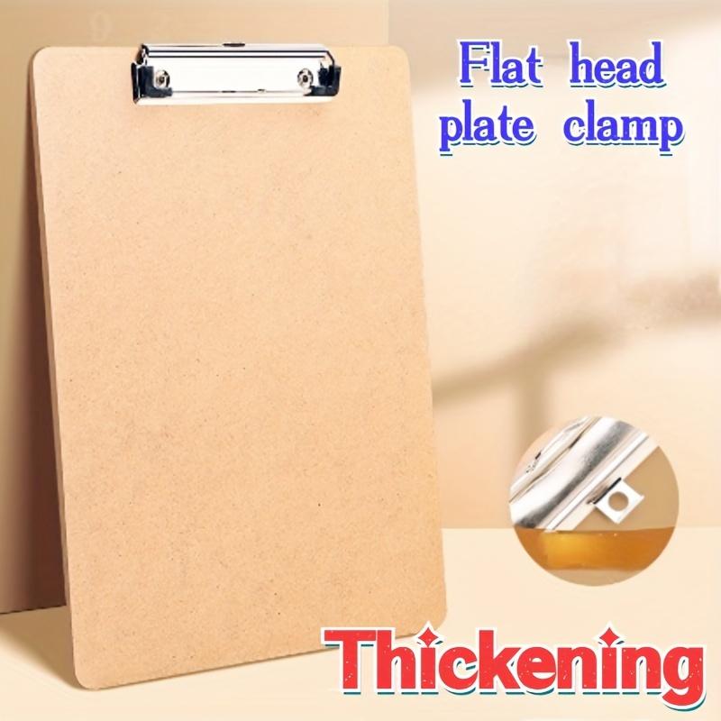 A4 A5 Wooden Clipboard Folder Paper Ticket Menu Bills Note Document File Clip WordPad Office School Writing Board Clamp Holder
