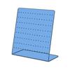 Acrylic Earring Rack Stylish Jewelry Display Space-Saving Long Lifespan Jewelry Rack for Store Home