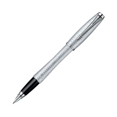 Parker Fountain Pen F Fine Nib Urban Premium Silver Blue Pearl CT 1906873 Officially Imported