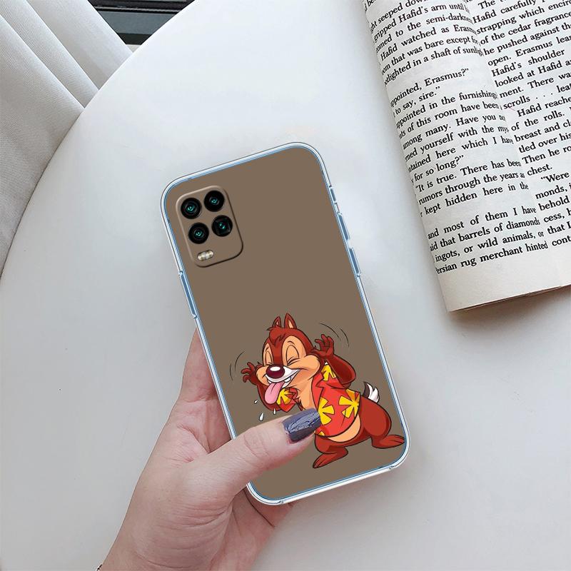 Chip N' Dale Transparent Phone Case for Motorola Moto Edge 20 30 40 50 S30 Fusion Ultra Pro Neo Lite + G200 G23