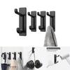 Durable Stainless Steel Clothes Hook Set With High Low Dual Hooks For Versatile Use