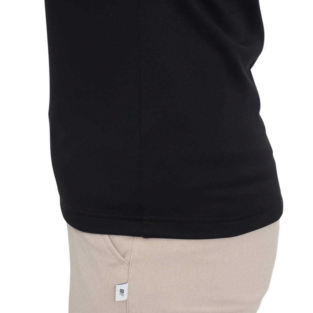 New Balance Long Sleeve Mock Neck Golf Shirt Size 2 Black Women's (Stretchable, Light-Absorbing, Heat-Generating) - (L) - (012-4267504)