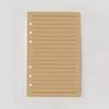 6 Hole A5 A6 A7 Loose Leaf Refill Paper 80Sheets Notebook Index Inside Page  Kids Student Gifts