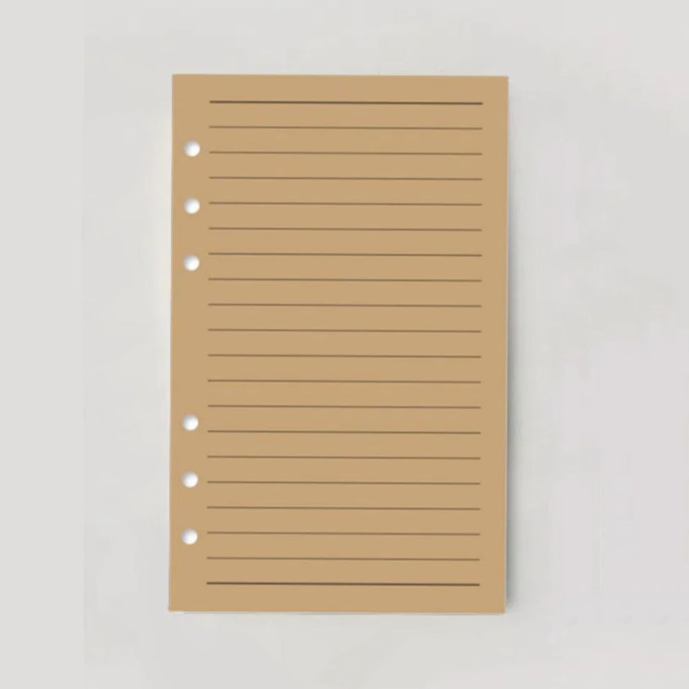 6 Hole A5 A6 A7 Loose Leaf Refill Paper 80Sheets Notebook Index Inside Page  Kids Student Gifts