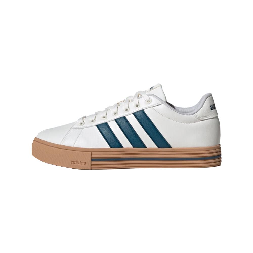 Adidas Daily 4.0 Classic Comfortable Low-Top Skate Shoes Unisex Sneakers White Green Yellow JR0078