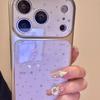 ins Korean star gilt applicable iPhone17promax mobile phone case Apple 17 new advanced 16ProMax silicone personalized 15pro anti-drop 14pro