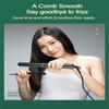 Kinsei Beauty Multifunctional Electric Hair Straightener Brush Heated Brushe Ceramic Curler Hot Comb Men Beard Hair Straight Tool