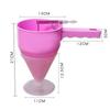 Plunger Funnel Small Octopus Ball Cake Dispenser Pancake Batter Dispenser