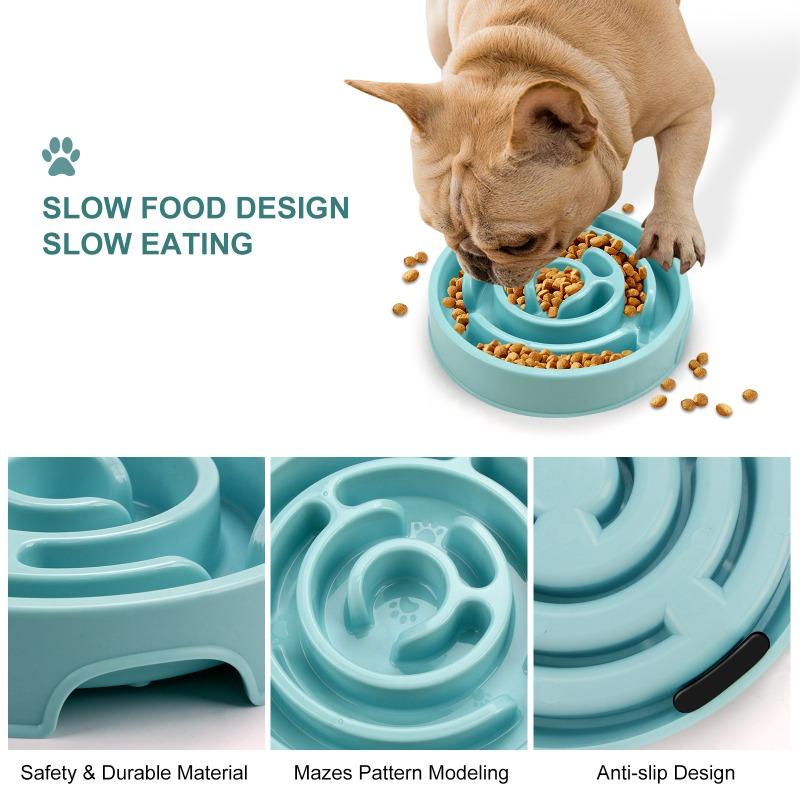1Pcs Pet Cat and Dog Slow Food Tray Products Anti-choking Disc Licking Utensils Safety Material Energy Consumption