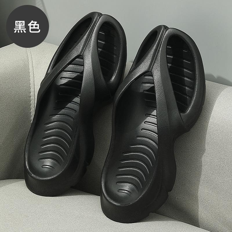 

Новые пляжные мужские шлепанцы, мужские шлепанцы на платформе с увеличением High Sense, лето для дома 44