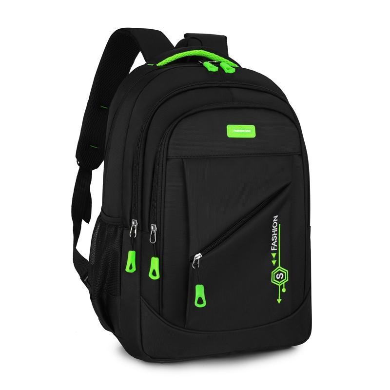 Unisex Rucksack, Trendiger Koreanischer Stil Rucksack mit Mehreren Fächern, Leicht Wasserdicht Großes Fassungsvermögen