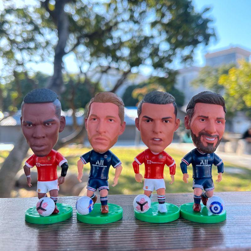 Player Mini Soccer Figures Sports Model Dolls Football Star Decoration Home
