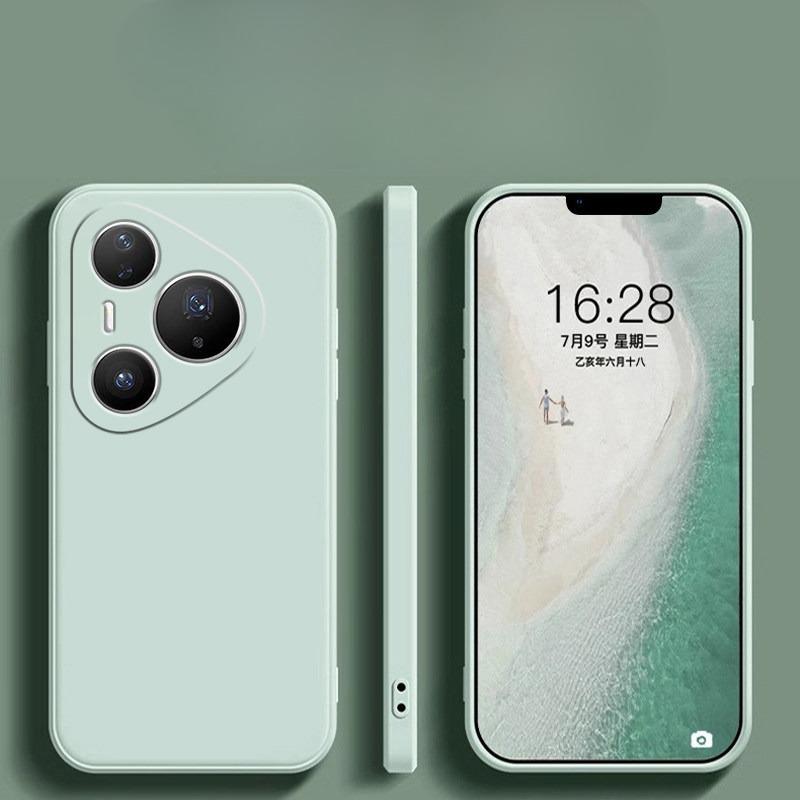 Liquid Silicone Matte TPU Phone Case For Pura 90 Pro Max Candy Color Camera Lens Protection Cover For Huawei Pura 90 Pro Max