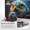 240W Magnetic Type-C Adapter USB-C to USB-C Fast Charging USB4.0 Connector 40Gbps 8K@60Hz Thunderbolt 4/3 for iPhone16 Macbook