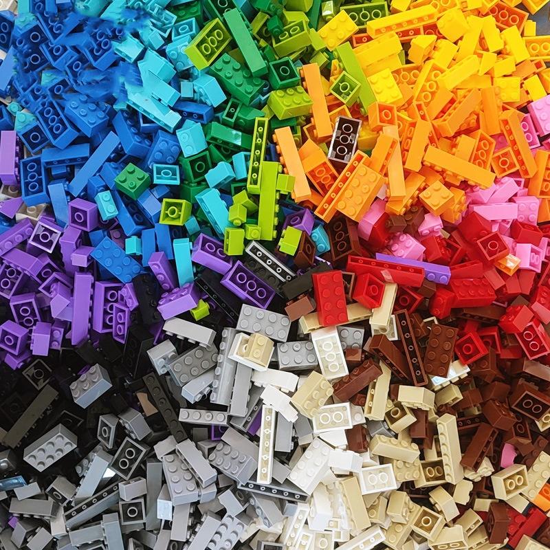 Bulk Blocks 17Colours 250/500g 250/500pcs Boys  Girls/Girls Styles Solid/Mixed colours Compatible with  Children's Toys  Playsets DIY Assembly Build