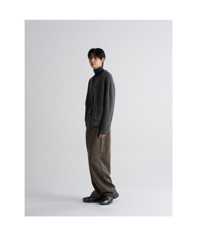 8Seconds Heavy Gauge Round Neck Cardigan Ash