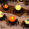 Children's Luminous Halloween Lantern: Pumpkin, Spider, and Skeleton Candle Decoration