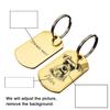Personalized Dog Tag Custom Pet ID Tag with Photo Dog Collar Tag New Puppy Gift Dog Accessories Collar Decoration Cat Keyring