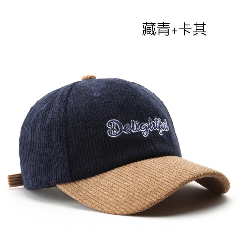 

Модная популярная вельветовая кепка с цветовой блокировкой, спортивная бейсболка от солнца для улицы, теплая