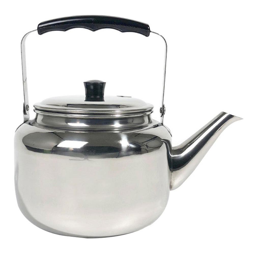4L Czajnik ze stali nierdzewnej na kuchenkę do herbaty i gorącej wody Czajnik do gotowania na kemping, wędrówki, na zewnątrz Lekki Przenośny Kuchenny
