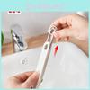 Km586 Bathroom Cleaning Brush With Detachable Hair Tweezer And Pp Base