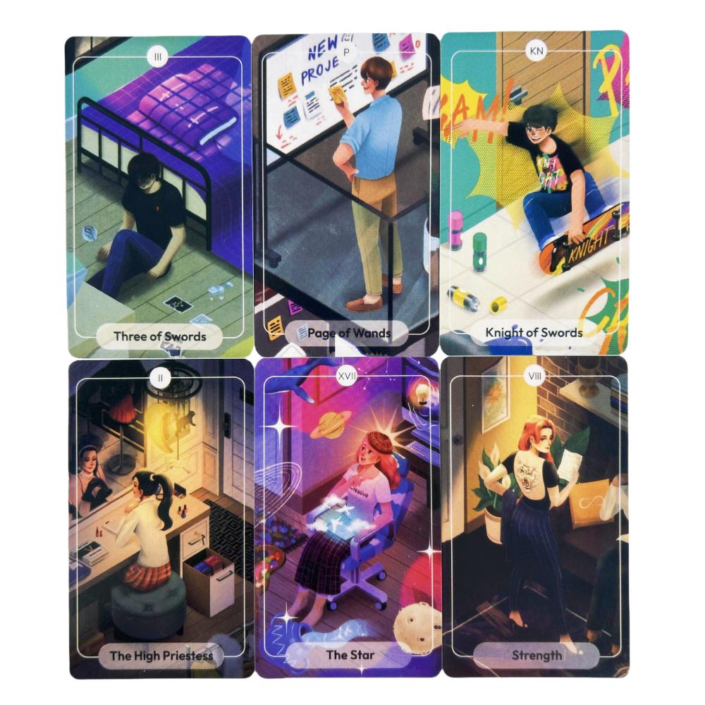 78 Carte Tarocchi Divinazione Mazzo Versioni Inglesi Edizione Oracolo Tavolo da Gioco Gioco da Tavolo Per Festa