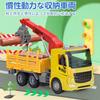 Toy Truck with Crane, Working Vehicle, Construction Vehicle, Storage Truck, and Working Vehicle with LED Lights, Engineering Toy, Vehicle Play, Work V