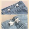 Zinc Zinc Alloy Star Pants Button Tightener Waist Buckle Jean Buttons for Loose Jeans  Trousers
