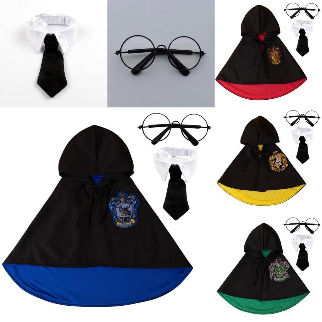 Trendy Pet Cape With Magical Academy Design For Small Dogs Spring/autumn Clothes For Cats And Dogs